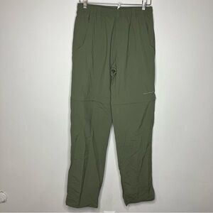 Columbia army Green PFG‎ zip off pants size small